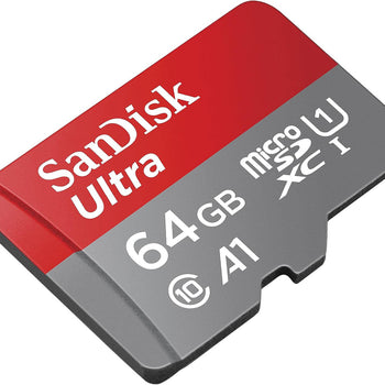 64GB SanDisk MicroSD Card Imaged w/Latest PiOS