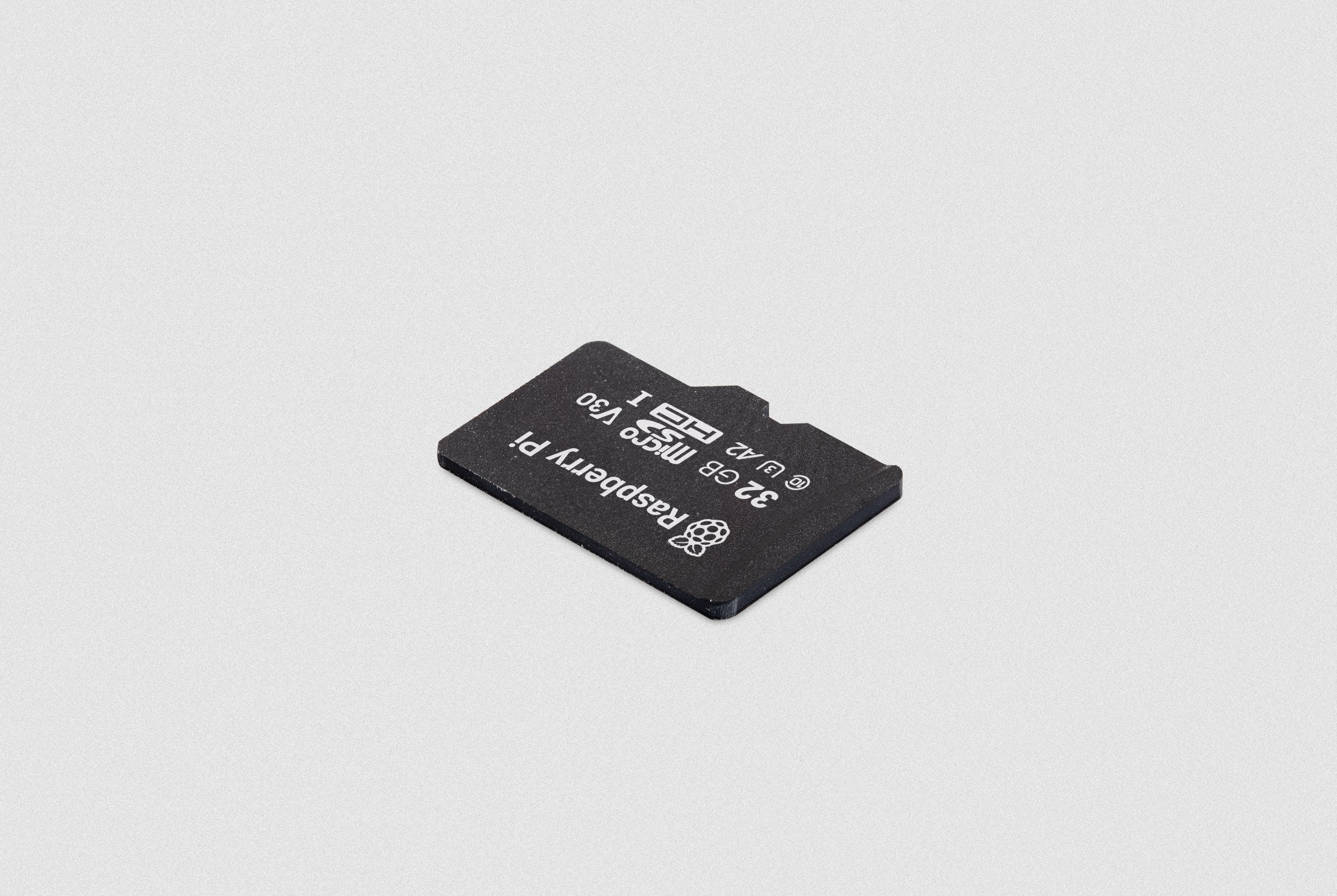 Official Raspberry Pi 32GB MicroSD Card, A2, V30 - MakerBright