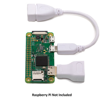 Official Raspberry Pi Mini HDMI male to HDMI female adapter