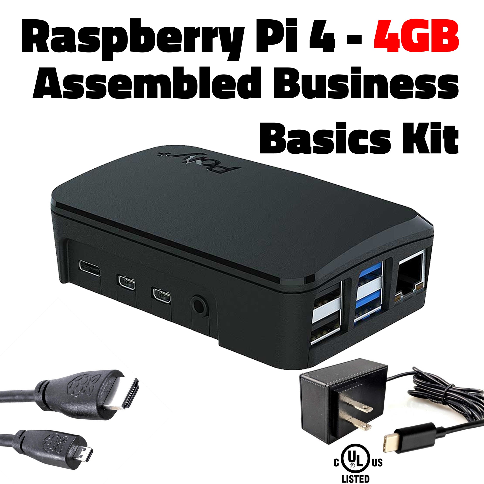 MakerBright Business Basics Bundle w/Raspberry Pi 4 (2GB) - MakerBright