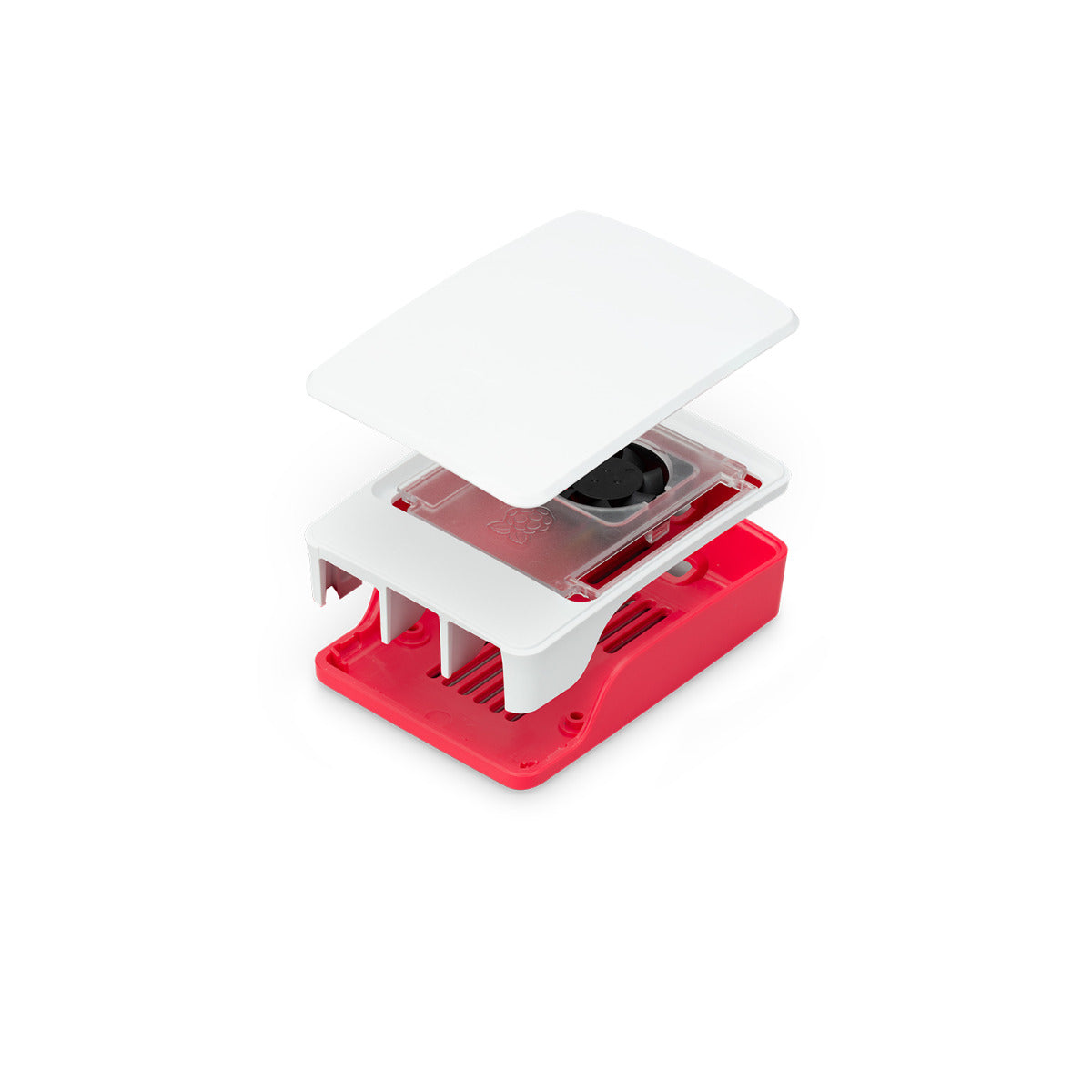 Makerbright Raspberry Pi 5 Official Raspberry Pi 5 Case (Red/White) - MakerBright