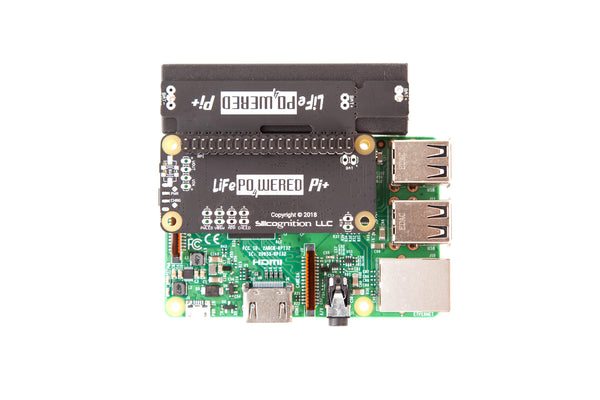 Makerbright Raspberry Pi 5 LiFePO4wered Pi+ UPS for Raspberry Pi (Stackable Header) - MakerBright