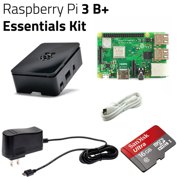 Makerbright Raspberry Pi 5 Raspberry Pi 3B+ Essentials Kit - MakerBright