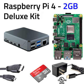 MakerBright Raspberry Pi 4 Deluxe Kit (2GB)