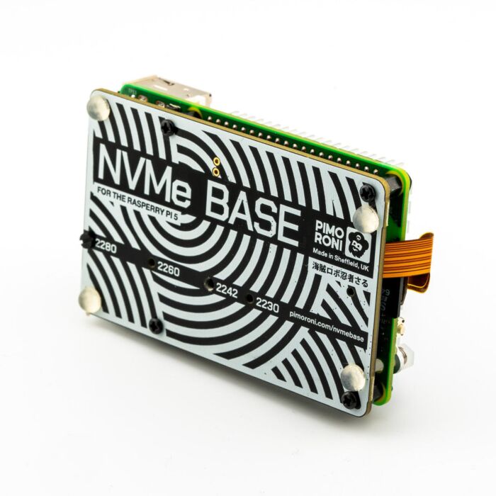 Pimoroni NVMe Base for Raspberry Pi 5 (No SSD) - MakerBright