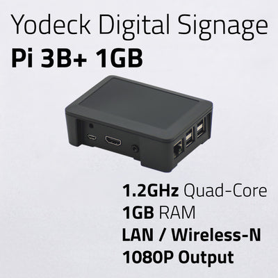Yodeck Digital Signage Player Pi 3B+
